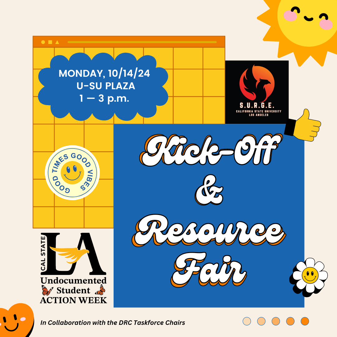 Kick Off and Resource Fair flyer