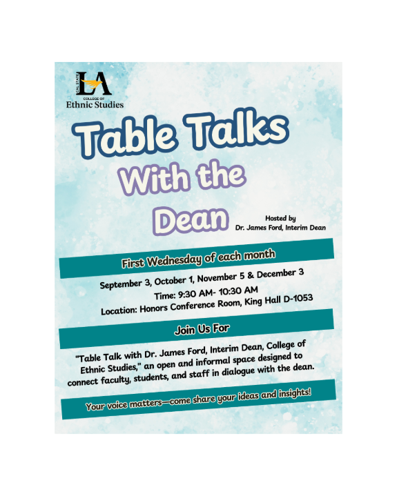 Table Talk with the Dean