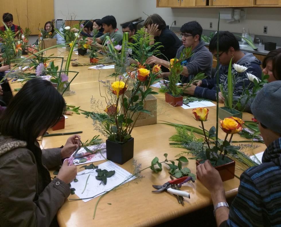 Cal State LA Japan Week 2015 ikebana