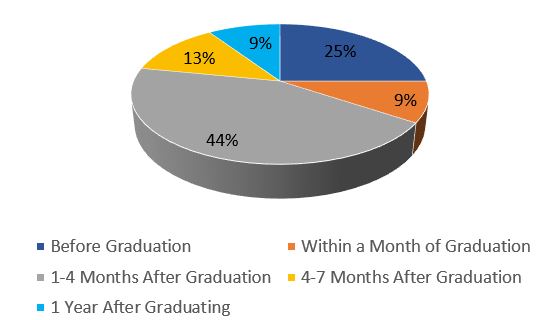 Hiring Timeline Pie Chart