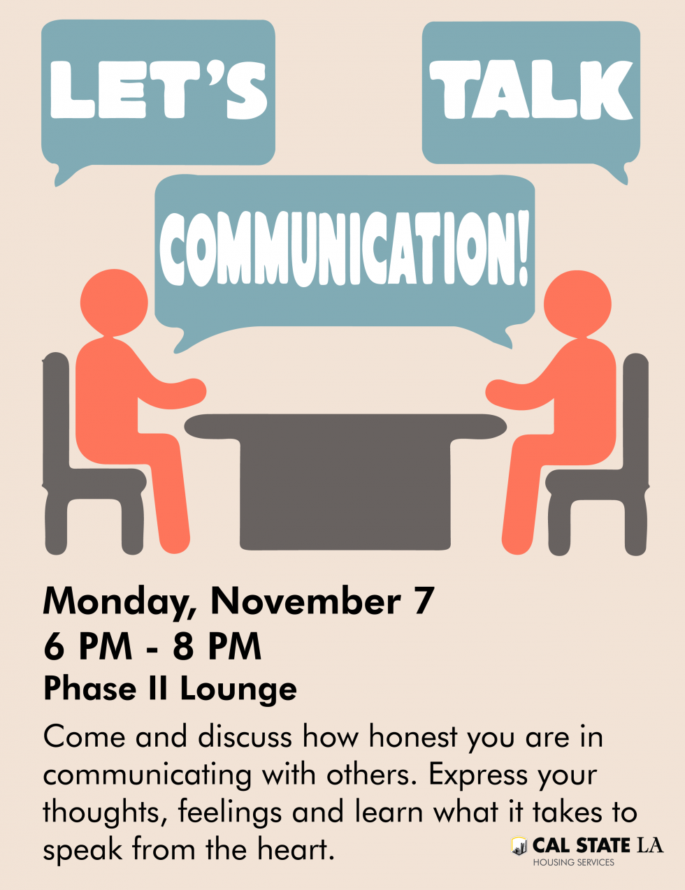 Let's Talk Communication Flyer