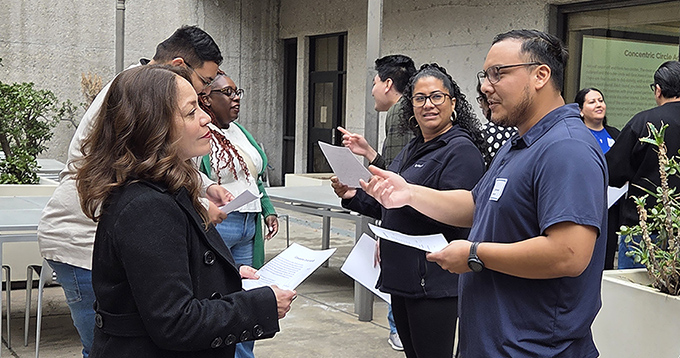 EdD students at Network Day Event