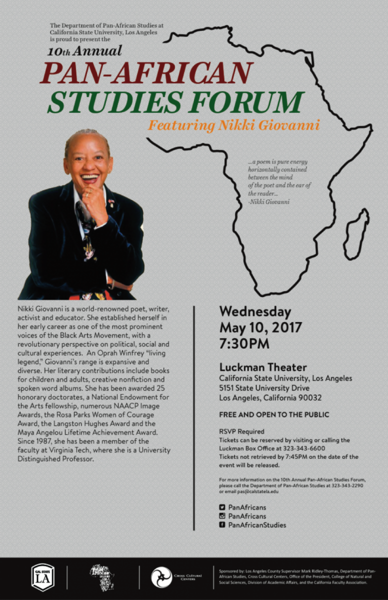 Nikki Giovanni Flyer