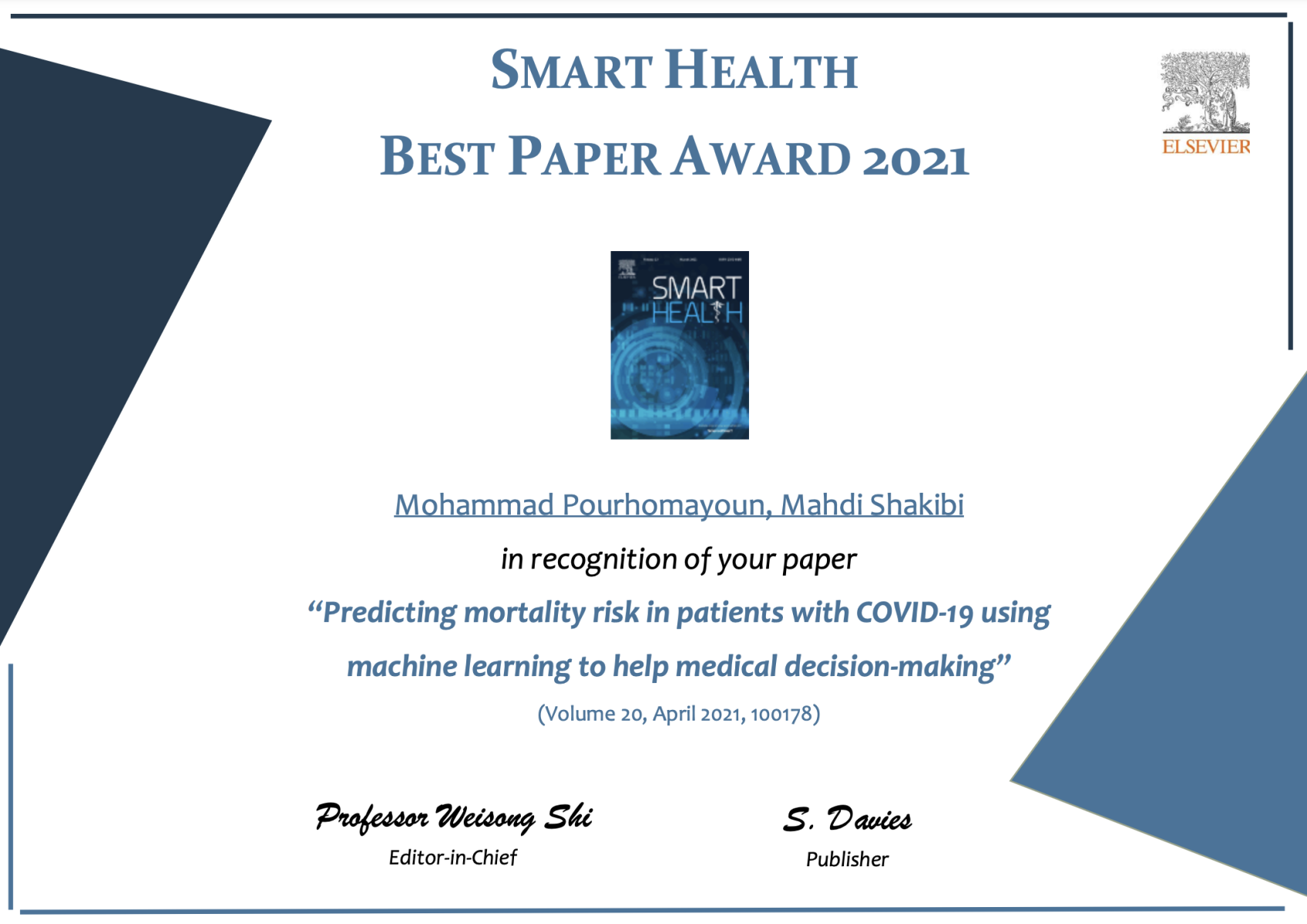 Best Paper Award