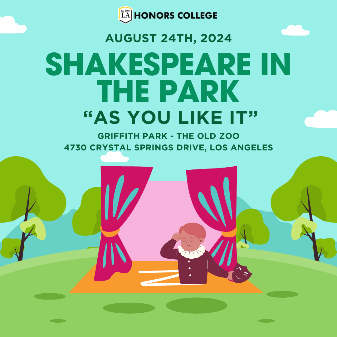 shakespeare in the park flyer