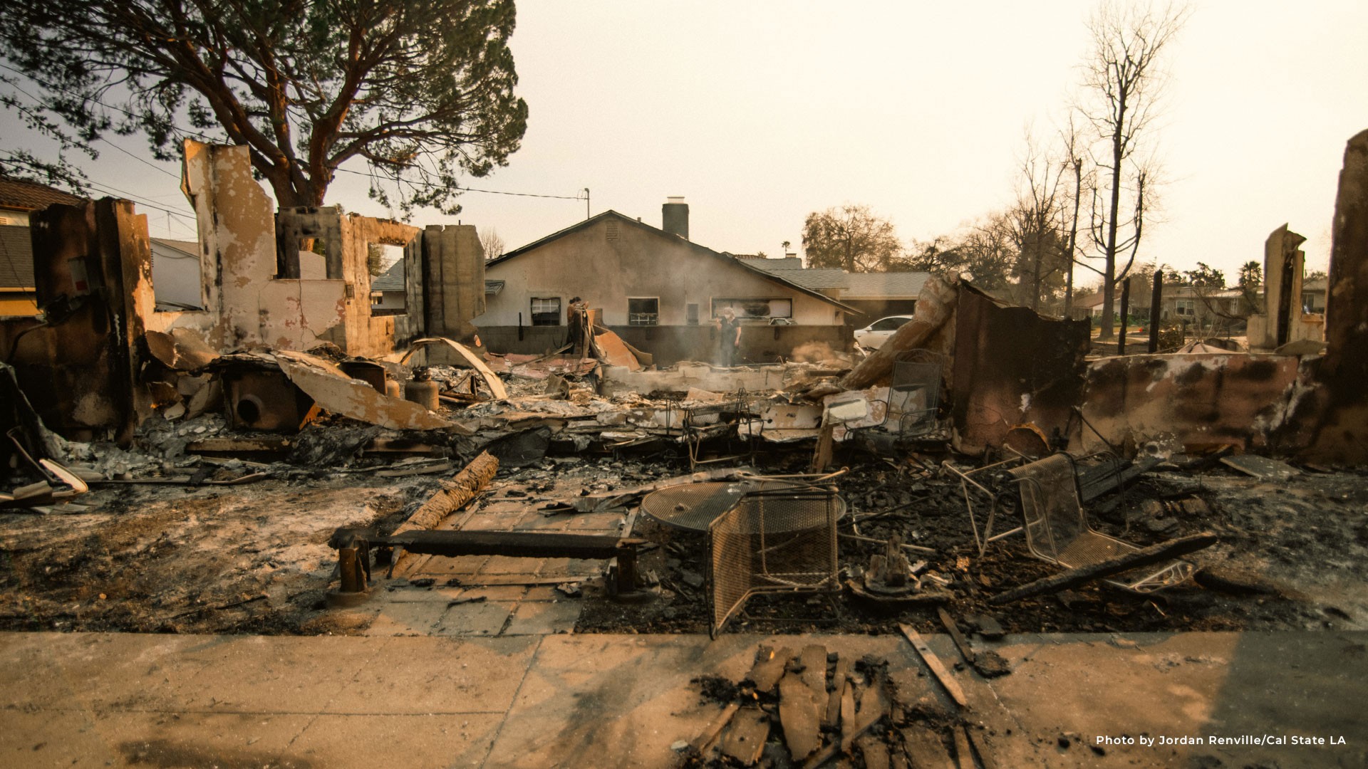 An Altadena neighborhood devastated by the Los Angeles wildfires.