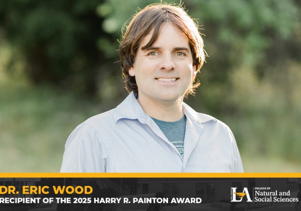 Dr. Eric Wood smiling outdoors. Text reads: "Dr. Eric Wood – Recipient of the 2025 Harry R. Painton Award."