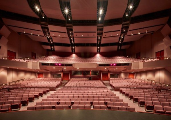 View of the Luckman theater seats