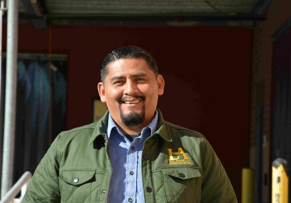 Staff member; Javier