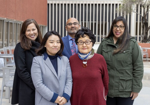 Social Work Director and Faculty pose outside for a picture