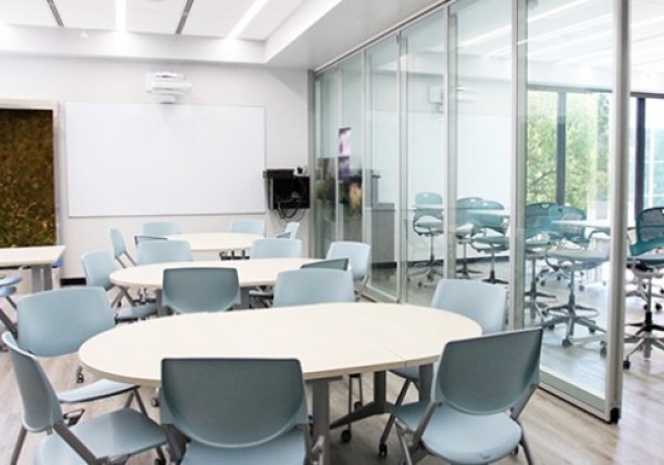 empty classroom