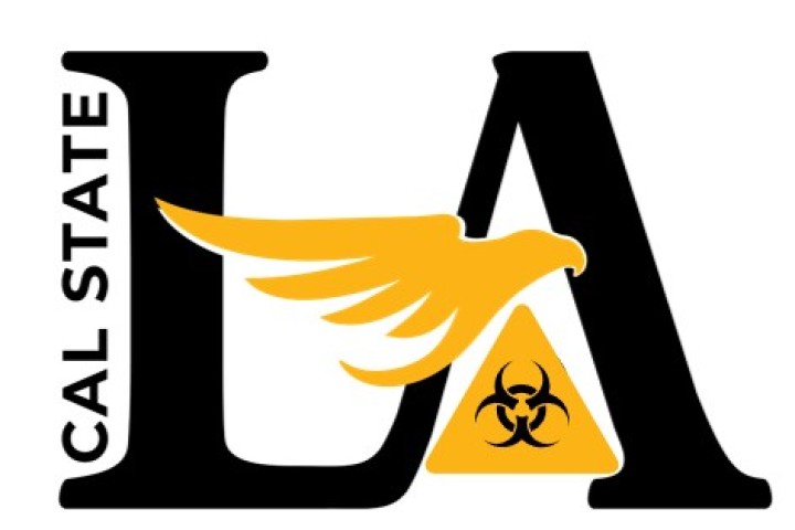Cal State LA Biohazard Logo Badge