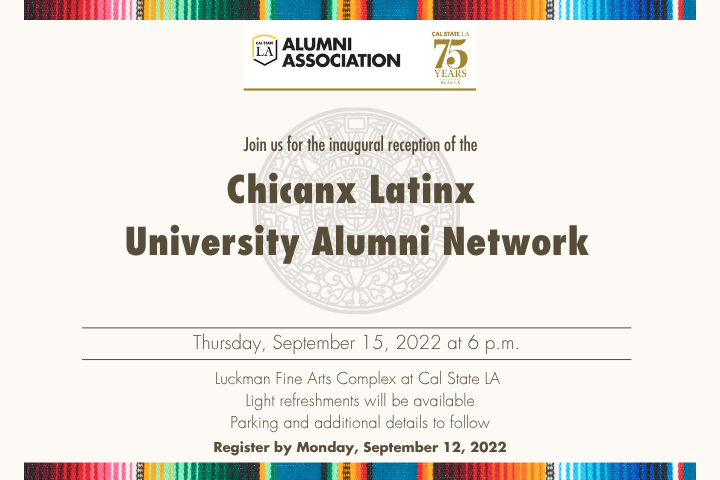 Inaugural Chicanx Latinx University Alumni Network Mixer held on September 15, 2022