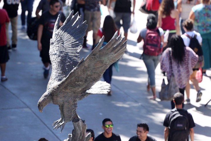 Golden Eagle Statue