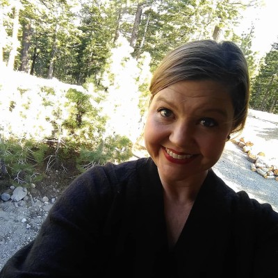 Dr. Minslow on a trail