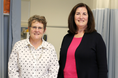 Nursing professors Lorie Judson and  Jane Hook