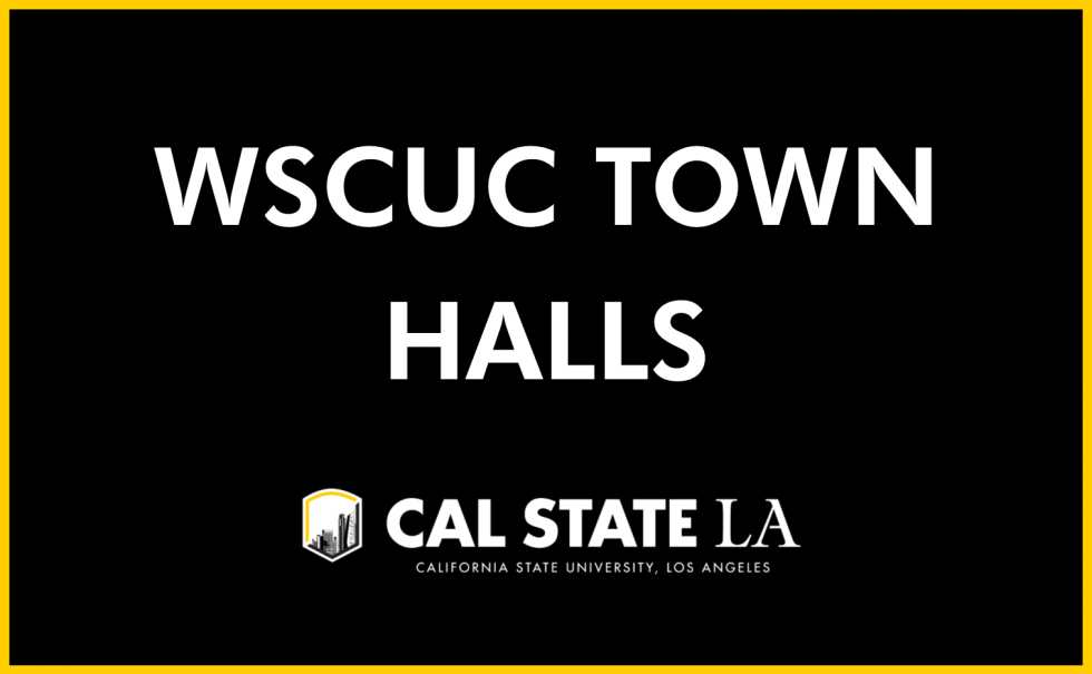 WSCUC Town Halls image